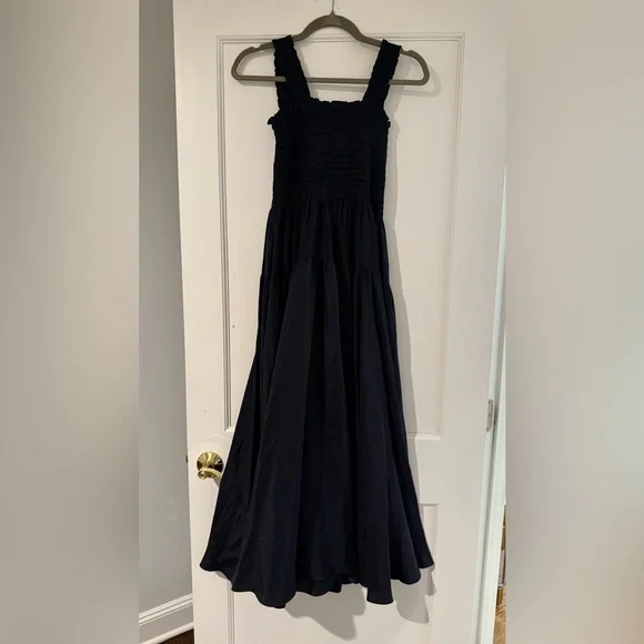 La Ligne Navy Silk Dress size Small - Picture 4 of 4